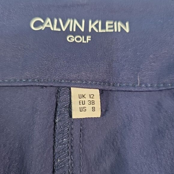 CALVIN KLEIN GOLF  Cody Capri Style Women's size 8 Dri Fit Navy Athleisure - Picture 7 of 11